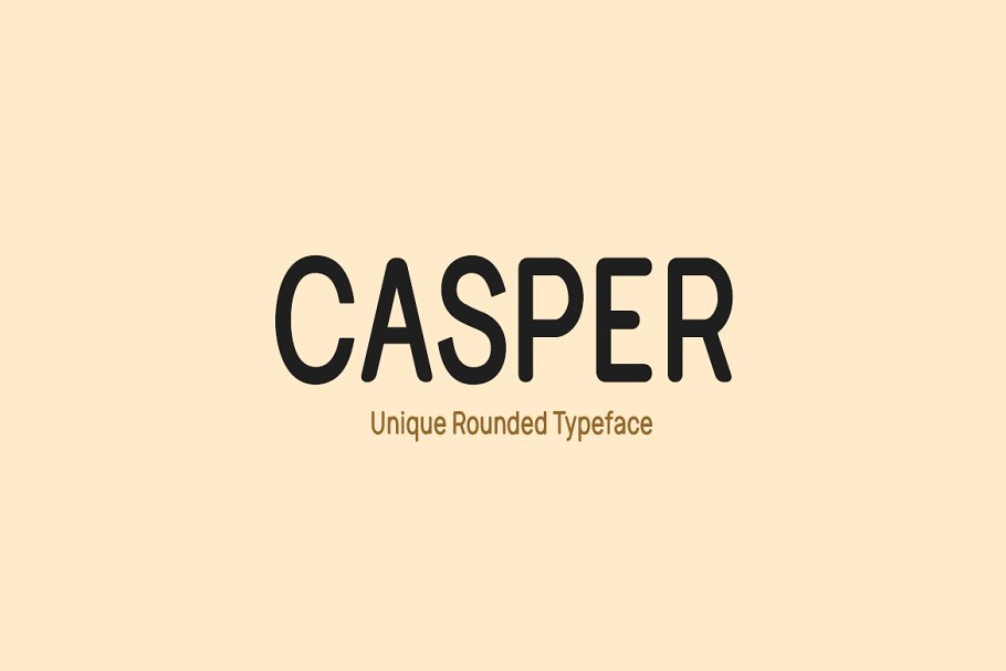Przykładowa czcionka Casper #1